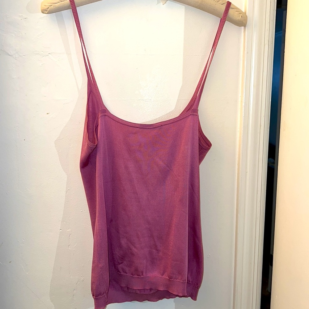 PRADA silk tank knit  top